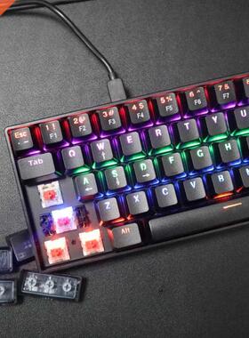 DK61 Wired Keyboard Quick Response Plug Play Waterproof Type