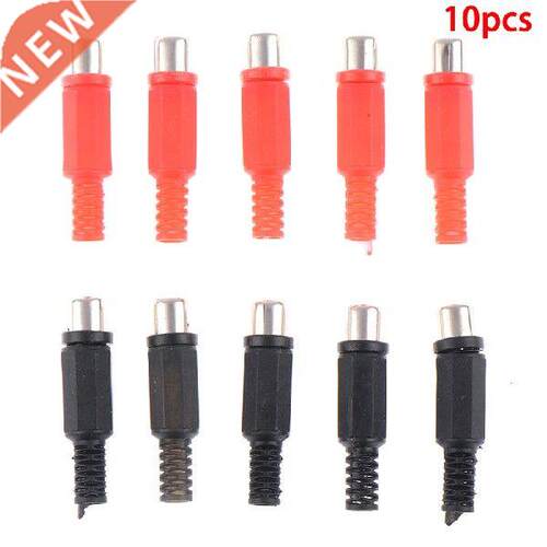 10 Pcs/ RCA Audio Connectors Female Welding Jack Cold