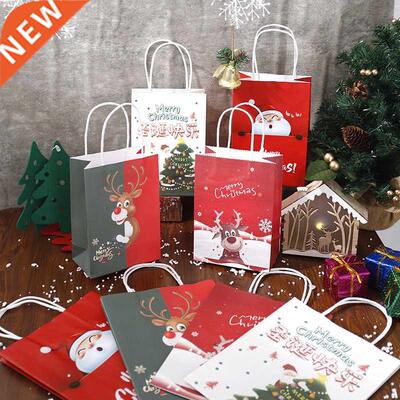 Christmas gift bag Christmas Eve gift tote bag candy gift ba