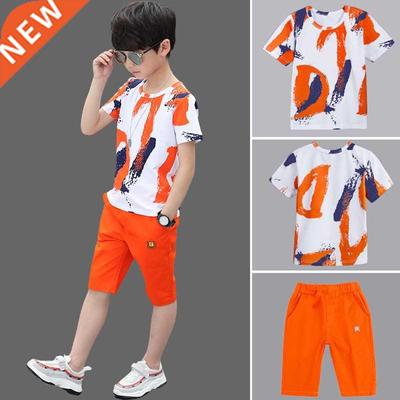 Kids Boys clothes summer outfits Cotton Teenage Boys Clothin