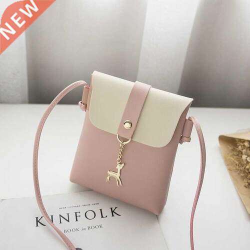 Fashion Simply PU Leather Elk Crossbody Bag For Women Solid