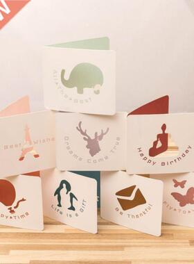 8 Styles Creative ting Card  Gift Wishing Cards Messa