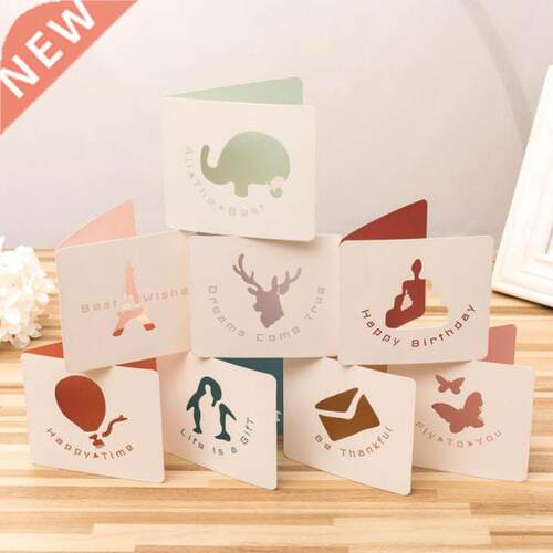 8 Styles Creative ting Card  Gift Wishing Cards Messa