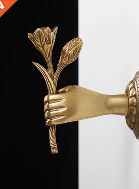 Rabbit Brass Hook Hallway Living Room Bedroom Creative