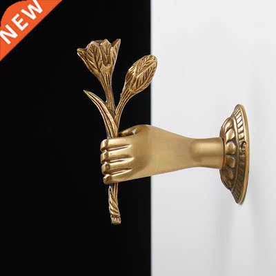 Rabbit Brass Hook Hallway Living Room Bedroom Creative