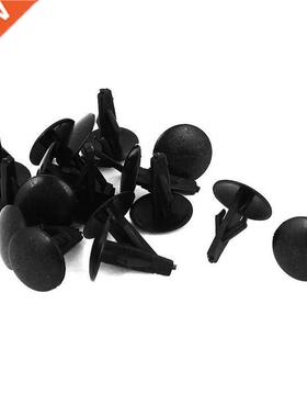 16Pcs Rivets Clip 4mm x 7mm x 15mm Black