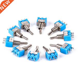 10pcs Mnature Toggle Swtches Blue MTS-102 3-Pn SPDT ON-O