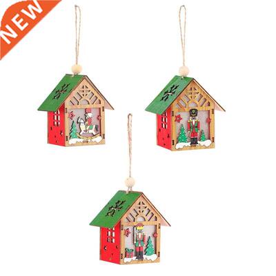 Color Wooden Walnut Soldier House Hanger with Lamp 适用
