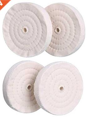 4 Pack Buffing Polishing Wheel 6Inch x 1/2Inch Arbor x 70Ply