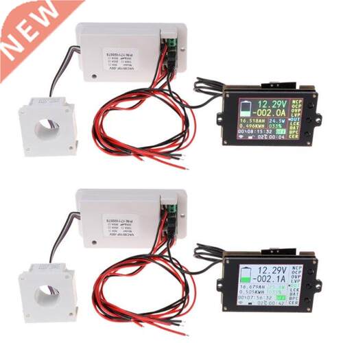 DC 0-80V 0-300A Wireless Multifunction Voltmeter Ampere Mete