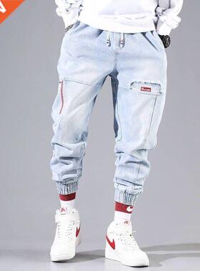 2022 New Streetwear Hip Hop Cargo Pants Men's jeans Carg