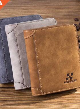 Men Wallet Leather ID Credit Card Holder Clutch Coin Purse L