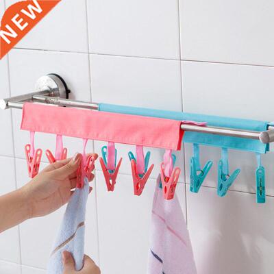 1Pcs Cloth Hanger Clips Multifunction Clothespin Travel Supp