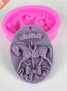 D  Horse Shape Soap Silicone Mold Fondant Cake Molds
