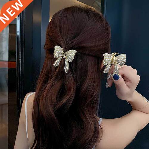 Korea Faion Metal Hair Claw Gold Butterfly Hair Clips for
