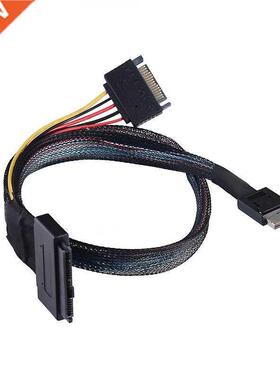 Sff8611 38p To U.2 SAS Sff-8639 + 15p SATA Power Supply