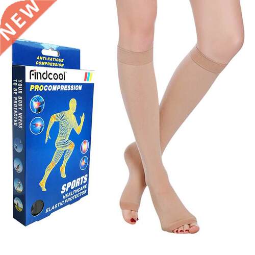 Open Toe Knee High 20-30 mmHg Medical Compression Stockings(