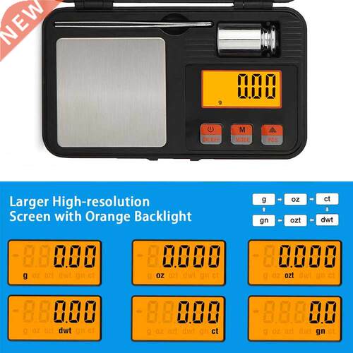 Professional Digital Milligram Scale 200g/0.01g Portable Jew
