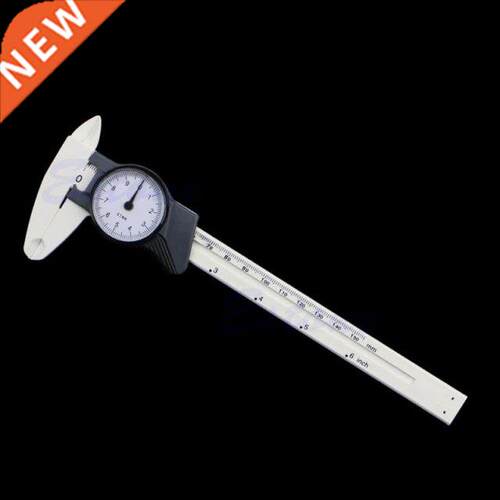 New 150mm 6inch Dial Caliper Plastic Vernier Caliper 4Way Ga