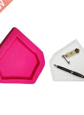 Irregular Edge Tray Clear Water  Silicone Plant Pot Mold