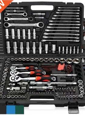 46pcs Tool Sets Car Repair Tool Kit Wrench Set Head Ratchet