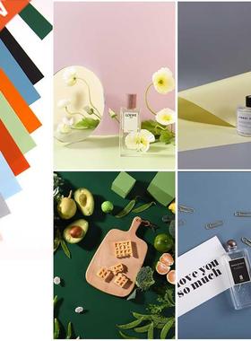 57X87cm Pure Color Solid PVC Face Cover Double Sides Waterpr