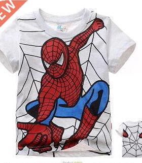 Disney Car Children's clothing Spiderman children's T-shirt