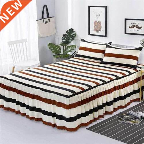 Bed skirt pillowcase 3 woolly bedeet bedding set bedspread