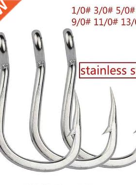 New!! 5/10Pcs Fish Hooks Anti-corrosion Stainless Steel