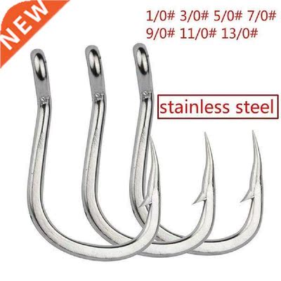 New!! 5/10Pcs Fish Hooks Anti-corrosion Stainless Steel