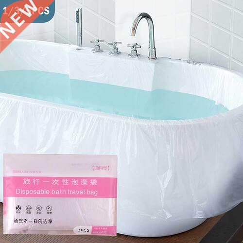 1/5pc Disposable Bathtub Bag Bath Tub Film Liner Cover For T