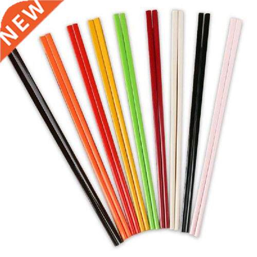 10 Pairs Plastic Colorful Chopstick Household Kitchen