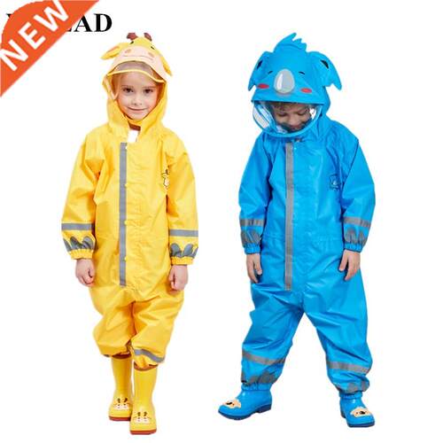 VILEAD Cute Animal Baby Jumpsuits Rain Coat Waterproof Poly