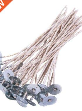 New 100Pcs ECO Wicks For Soy Candles, 8 Inch Pre-Waxed