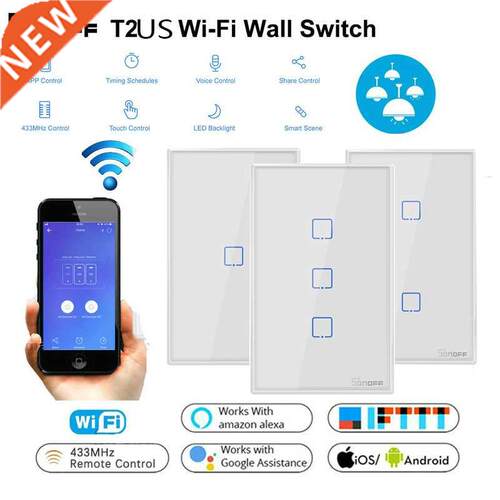 SONOFF T1 T2 T TX Remote RF/Voice/ APP /Touch Control