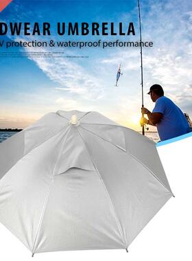 Outdoor Handfree Umbrella Cap Fishing Hat Waterproof UV