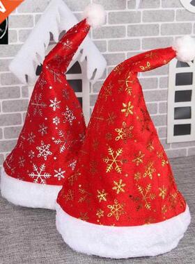 Christmas Eve snowflake hat for the elderly and children's a