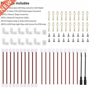 Cable 5050 Accessories 563 For Connector 54PCS Kit 2Pin 10mm