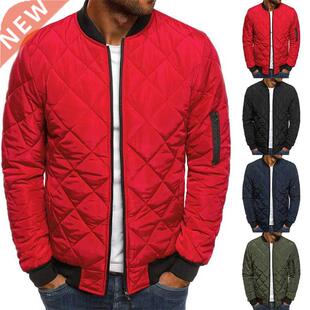 Padded Casual Coat Bomber Fashion Warm Winter Men Outwear Ja
