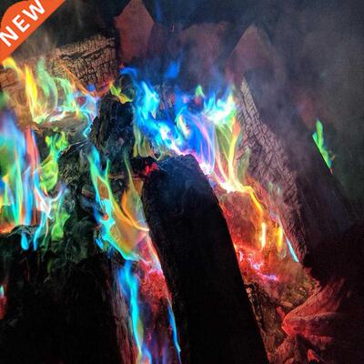 Fire Powder Magic Trick Coloured Rainbow Flames Bonfire