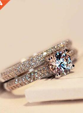 New Hot Flash Damond Round Prncess Rng Crystal fromSwarov