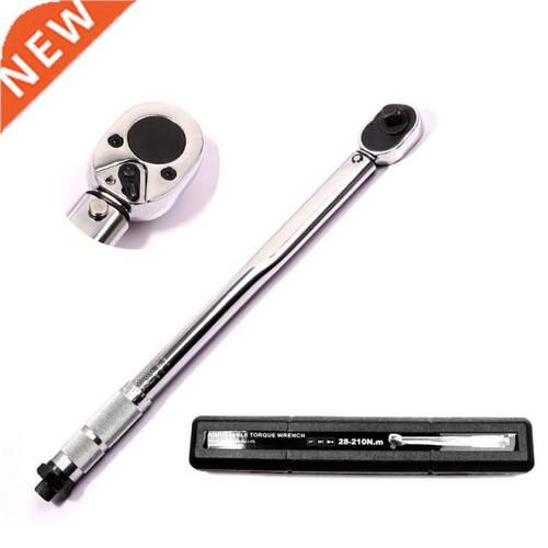 Quality Mechanical preset Torque wrench 28-210NM 1/2 Square