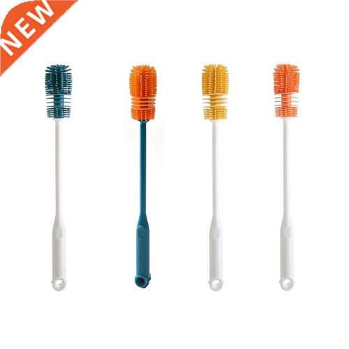 Long Handle Cup Cleaning Brush Baby Milk Bottle Stain Removi