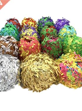 5yards/Lot Leaf-Shaped Handmake Artificial Leaves For Weddin