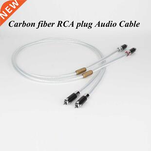 Pair X41025 5N Silver Plated RCA Analogue Cable with Rhodium