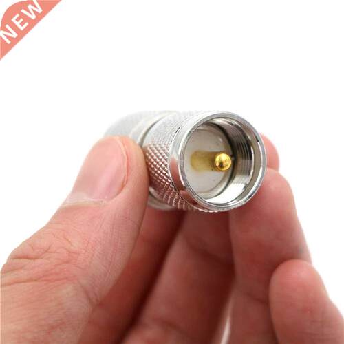 1X UHF Male PL259 To UHF Male Plug Double Straight Long RF C