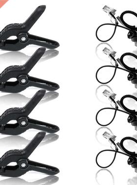 4Pcs Photography Spring Clips And Side Clamps Fixed Backdrop
