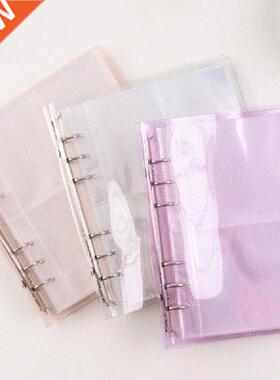 200 Pockets PVC Portable 3 Inch Photo Album Jelly Color