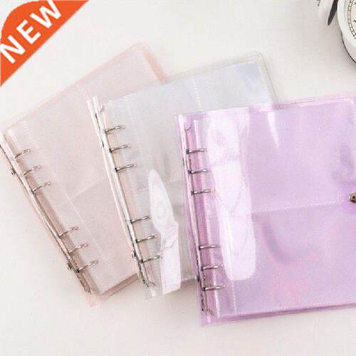200 Pockets PVC Portable 3 Inch Photo Album Jelly Color