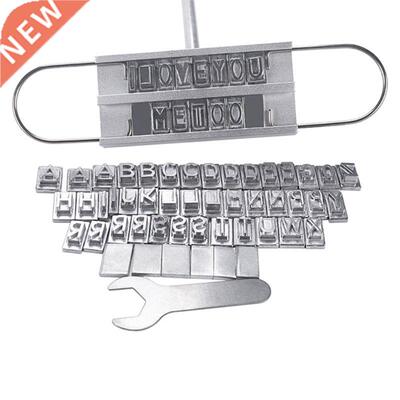 BBQ Meat Branding Iron Changeable 55 Letters Set